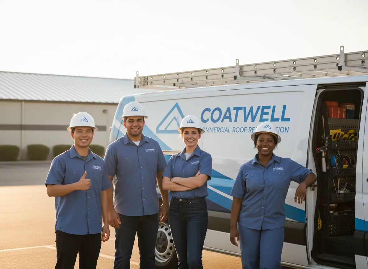 Commercial roof coating company in Lowell, WI